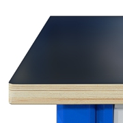 Worktop oilproof smooth rubber covering