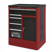 
Workshop cabinet HSW07: 1 locker, 5 drawers (1xD140 1xE70 2xE140 1xE210)