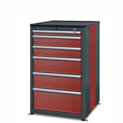Workshop cabinet HSW04: 6 drawers