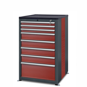 Workshop cabinet HSW04: 8 drawers