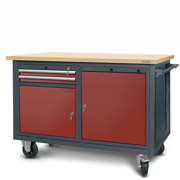 Workshop trolley HWW04: 1 cabinet S11, 1 cabinet S12 (2 drawers, 2 lockers)