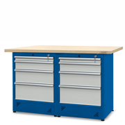 Workbench 1500 x 740: 2 cabinets H12
