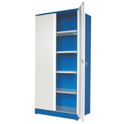 Universal cabinet HSP01t with 4 galvanised steel shelves, 910x1973x450 [mm]