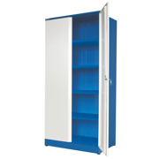 Universal cabinet HSP01, with painted shelves, for self-assembly, 910x1973x450 [mm]
