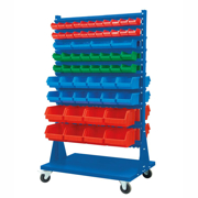 Trolley with containers 2-sided  (124 containers)