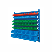 Wall-mounted set with containers (51 containers)