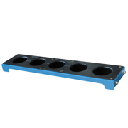 Shelf with HSK 100 sockets for products Cat. No. 27040, 27041, 27042, 27043
