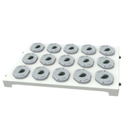 Fixed shelf with ISO 40 sockets for cabinets Cat. No. 27045 and 27046