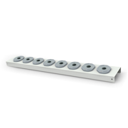 Shelf with ISO 30 sockets for a  Large cabinet with pull-out compartments