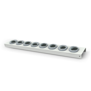 Shelf with ISO 50 sockets for a  Large cabinet with pull-out compartments