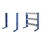
Rack for shelves with sockets for CNC tools- superstructure 