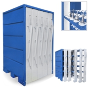 Large cabinet with pull-out compartments