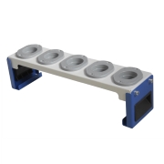Tool stand with organiser sockets in the ISO 50 standard