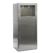 
Stainless steel computer cabinet with feet