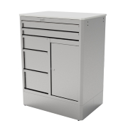 
Workshop cabinet HSW07: 1 locker , 5 drawers (2xD70 1xE140 2xE210)