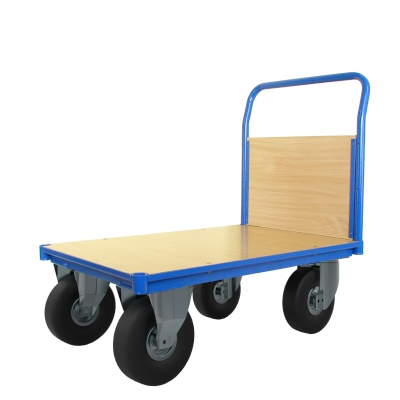 JOTKEL|11212|Platform truck with one handle with plywood panel [1242 x 1070 x 800]