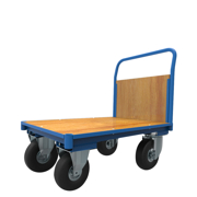 JOTKEL|11212|Wózek platformowy 1242 x 1070 x 800 z jednym uchwytem czołowym wypełnionym