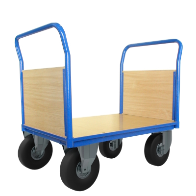 JOTKEL|12507|Platform truck with two handles with plywood panels [1135 x 1070 x 700]