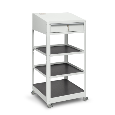 JOTKEL|21906|
Workshop desk on wheels with shelves
