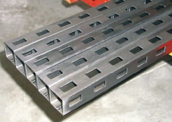 Perforating pipes and profiles - Line for perforating pipes and profiles
