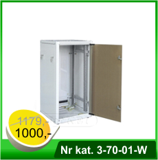 Szafa teleinformatyczna 600x600 24U - Nr kat. 3-70-01-W Szafa teleinformatyczna 600x600 24U - Nr kat. 3-70-01-W