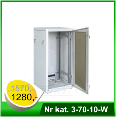 Szafa teleinformatyczna 800x600 33U - Nr kat. 3-70-10-W Szafa teleinformatyczna 800x600 33U - Nr kat. 3-70-10-W