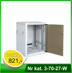 Szafa teleinformatyczna 600x600 15U - Nr kat. 3-70-27-W Szafa teleinformatyczna 600x600 15U - Nr kat. 3-70-27-W