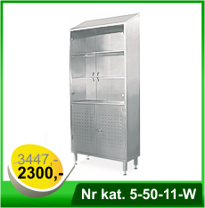 Szafa ze stali nierdzewnej Nr kat. 5-50-11-W - wyprzedaż Szafa ze stali nierdzewnej Nr kat. 5-50-11-W - wyprzedaż