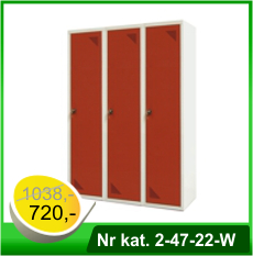 Szafka szkolna - Nr kat. 2-47-22-W - wyprzedaż Szafka szkolna - Nr kat. 2-47-22-W - wyprzedaż