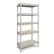 Plug-in metal rack 5-shelf, painted,  800x2005x800 [mm]