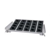 Półka wysuwana skośna z gniazdami HSK 63 do szafy z roletą