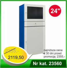 Metalowa szafa na komputer do dużych monitorów HSC01 - Nr kat. 23560