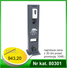 Stacja do dezynfekcji rąk - bezdotykowa - Nr kat. 80301