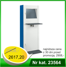 Metalowa szafa na komputer HSC03 - Nr kat. 23564 - RAL 5005-7035