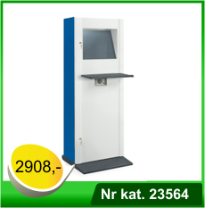 Metalowa szafa na komputer HSC03 - Nr kat. 23564 - RAL 5005-7035