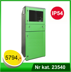 Metalowa szafa na komputer HSC06 IP 54 - Nr kat. 23540
