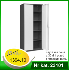 Szafa uniwersalna metalowa HSP01 z półkami malowanymi - Nr kat. 23101