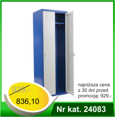 Szafa ubraniowa szer. 600 mm - HSU02 - Nr kat. 24083
