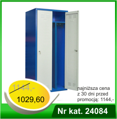 Szafa ubraniowa szer. 800 mm - HSU02 - Nr kat. 24084