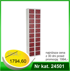 Szafa skrytkowa śniadaniowa z 20 schowkami - Nr kat. 24501