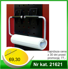 Wieszak do ręcznika papierowego - zawieszany na tabicy perforowanej – Nr kat. 21621